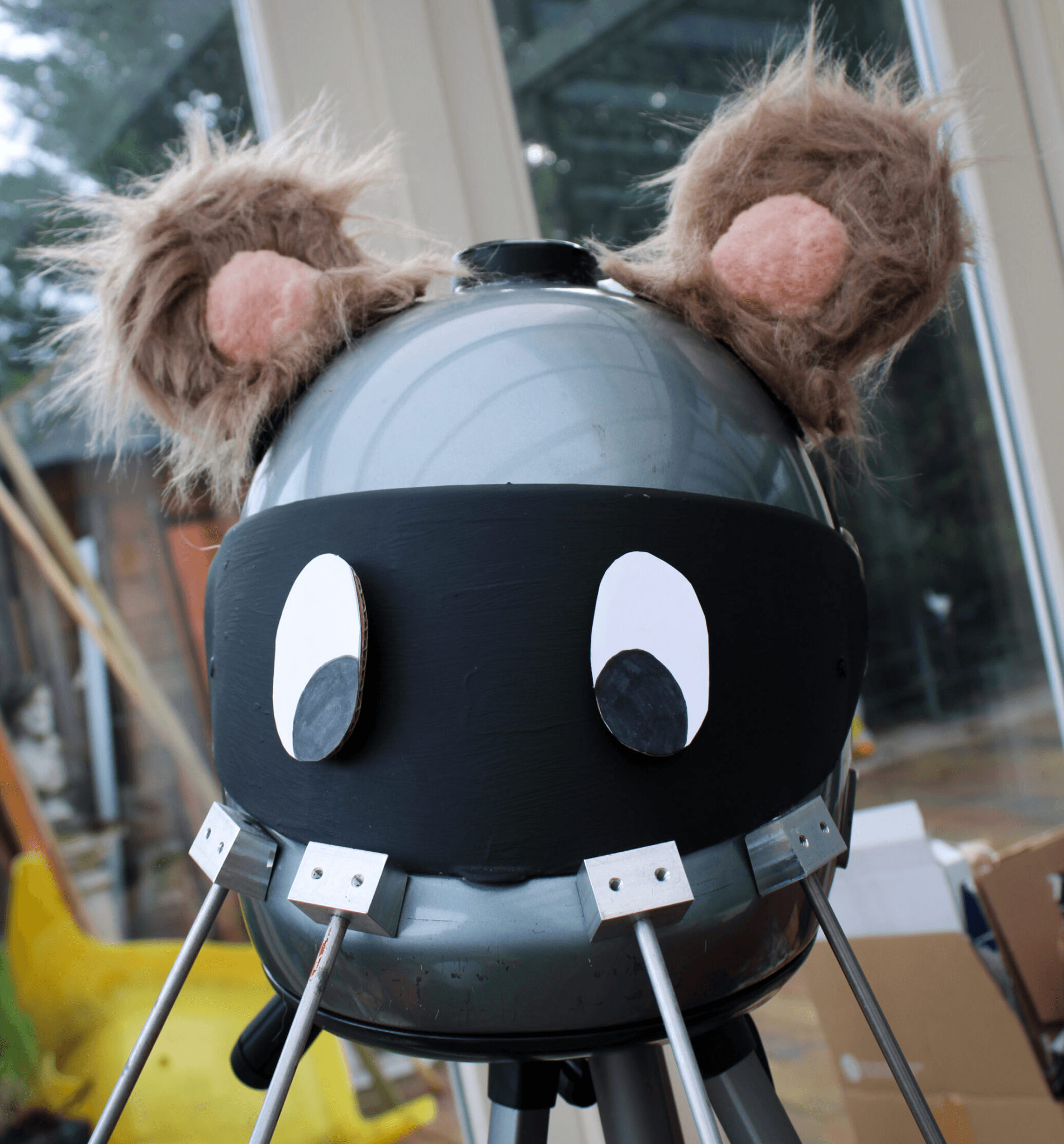 Finished helmet.